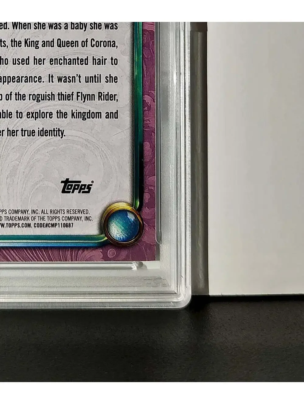 Rapunzel 2025 Topps Disney Cartoon Princess #160 Card Tangled PSA 9 MT